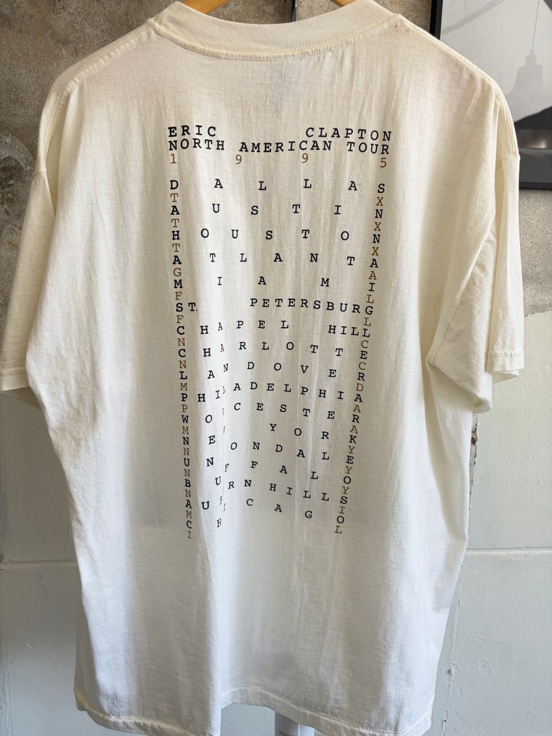90s 에릭 클랩튼 티셔츠 상품이미지3
