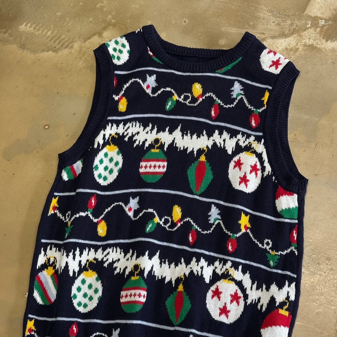 S 루트 66 크리스마스 어글리 니트 베스트 상품이미지1