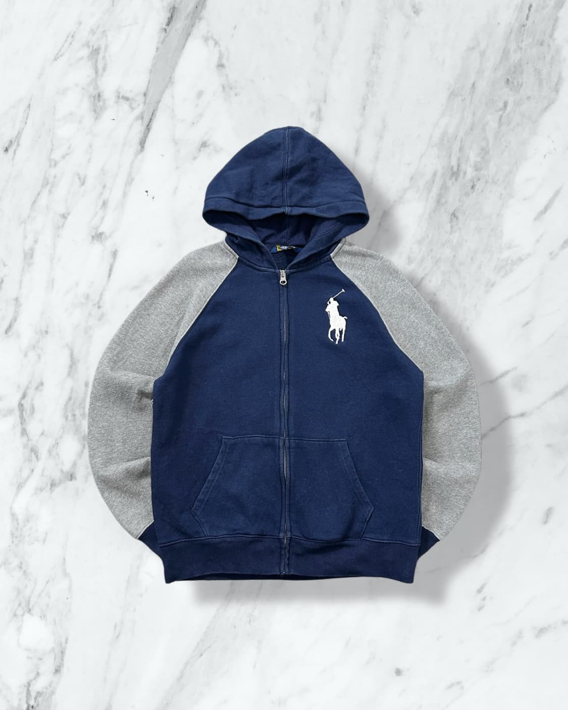 폴로 랄프로렌 빅포니 네이비 후드집업  상품이미지1