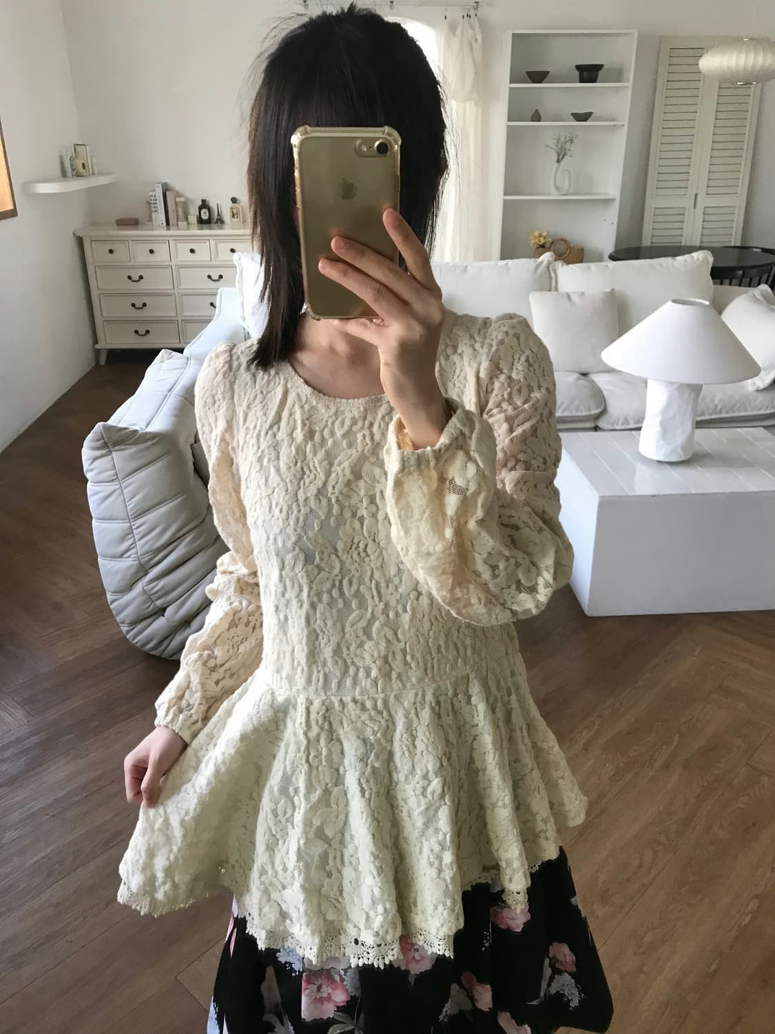 vintage lace blouse 상품이미지3