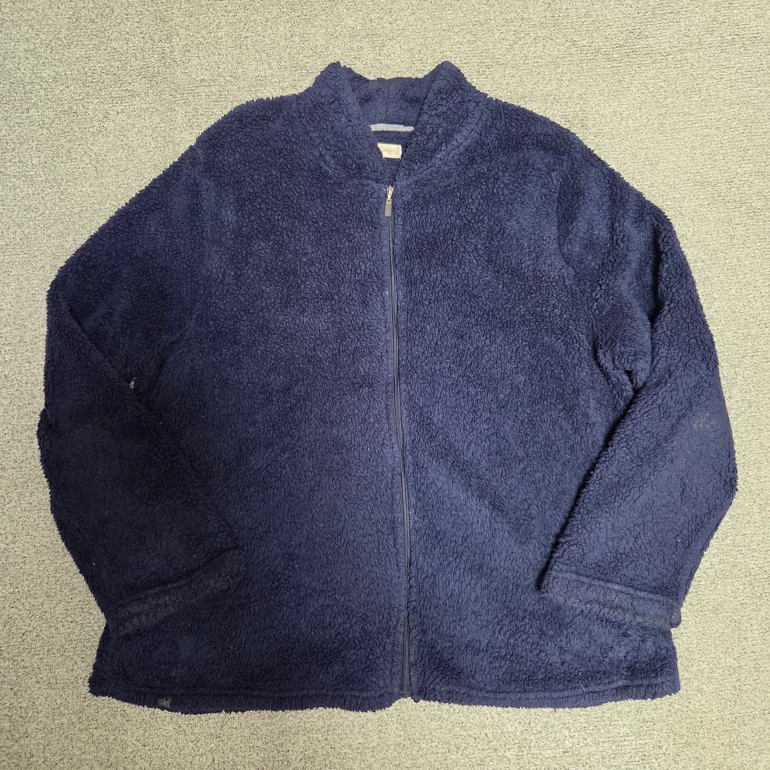 Carole Hochman 네이비 집업 후리스 L(100) 상품이미지1