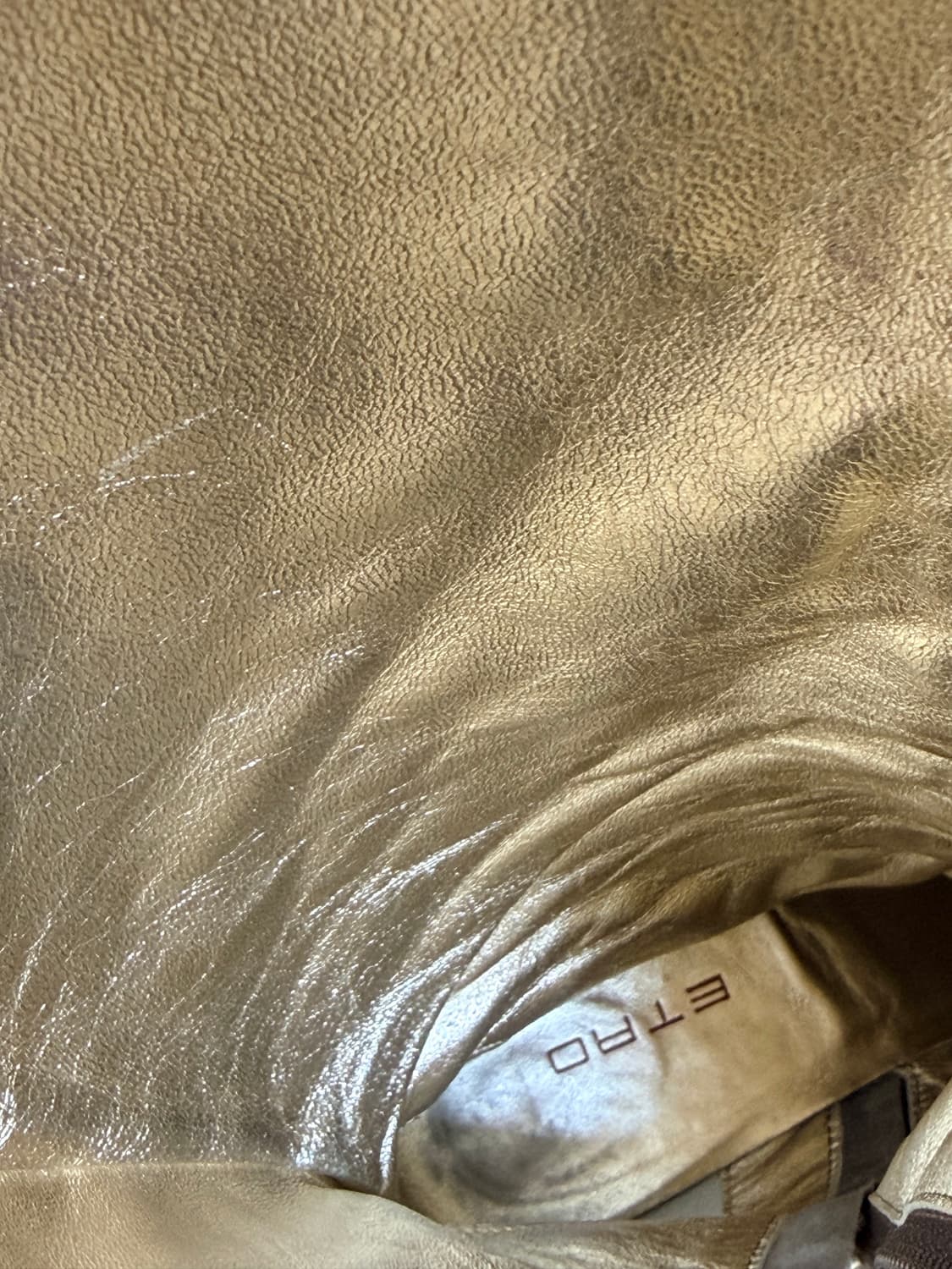 에트로(ETRO) 빈티지 플로럴 벨벳 & 레더 롱 부츠 (36.5) 상품이미지8