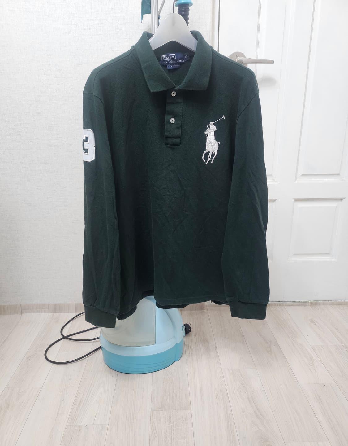 (100~105)XL☆초대장급☆랄프로렌폴로 빅포니[딥그린]PK폴로긴팔티 상품이미지1