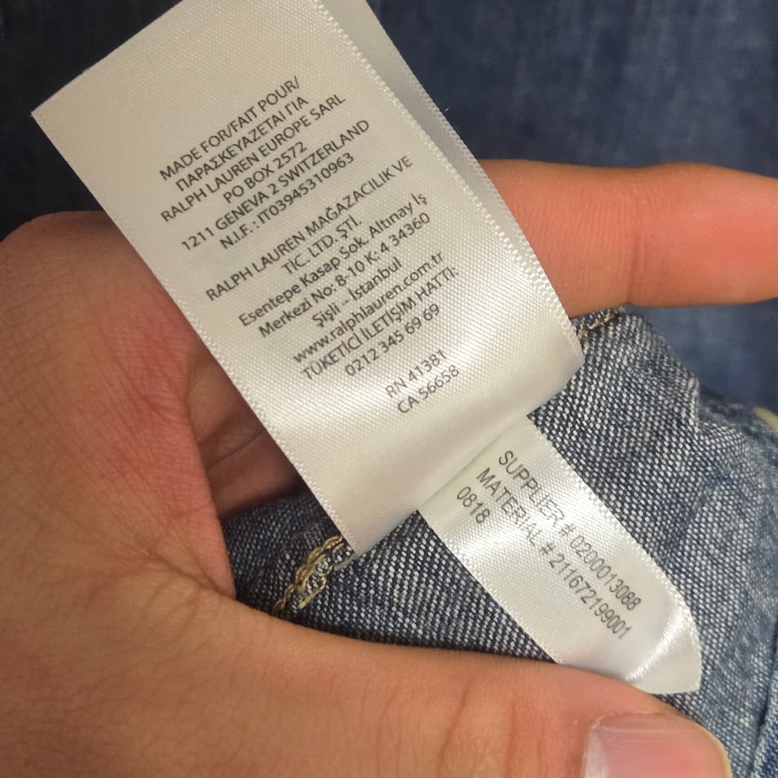 폴로랄프로렌 데님 셔츠원피스 / 여성 원피스 / 여성 셔츠 상품이미지8