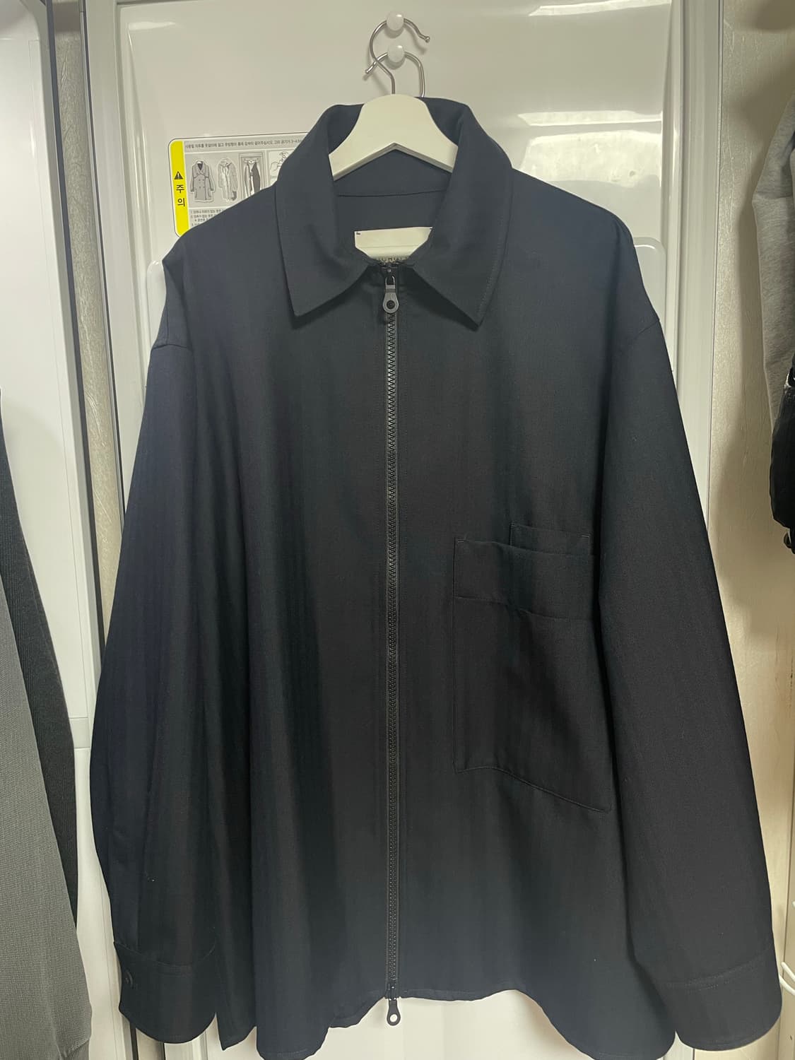 스튜디오 니콜슨 와이트 헤리티지 헤링본 자켓 다크 네이비 상품이미지3