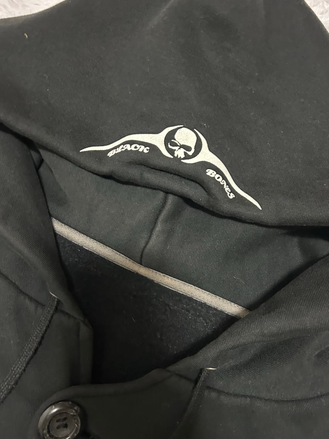 punk skull damage hood 상품이미지3