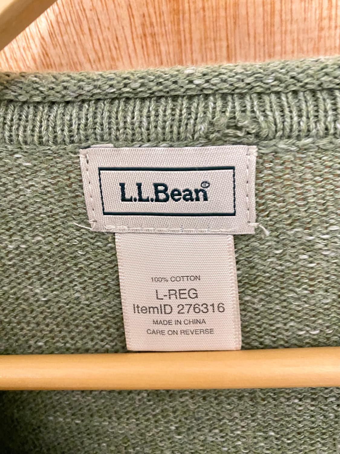 L.L. BEAN knit cardigan 엘엘빈 면니트 가디건 상품이미지4