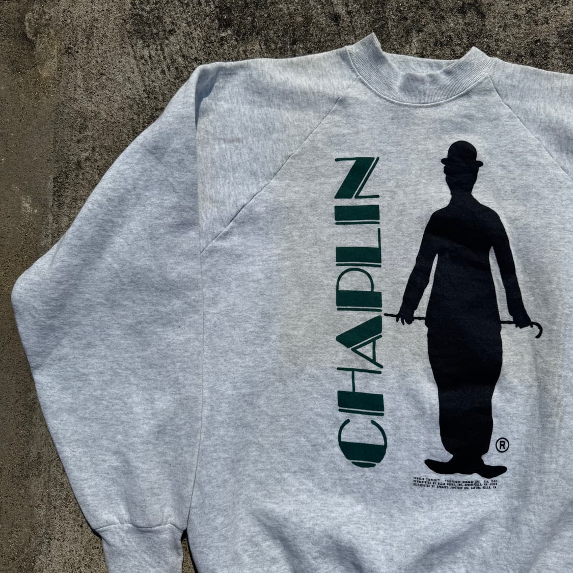[XL] 90s Chaplin 찰리채플린 무비 스웻셔츠 상품이미지3