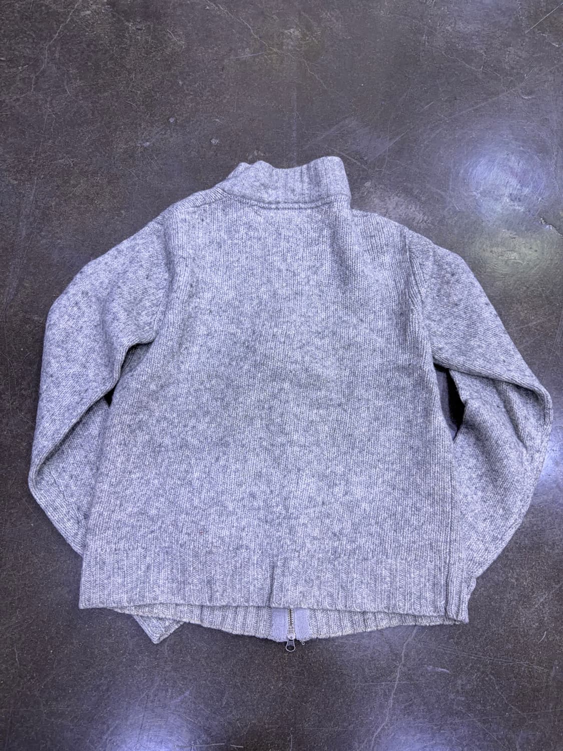 타미힐피거 코튼 케이블 니트 스웨터 투웨이 집업 라이트 그레이 M 상품이미지2