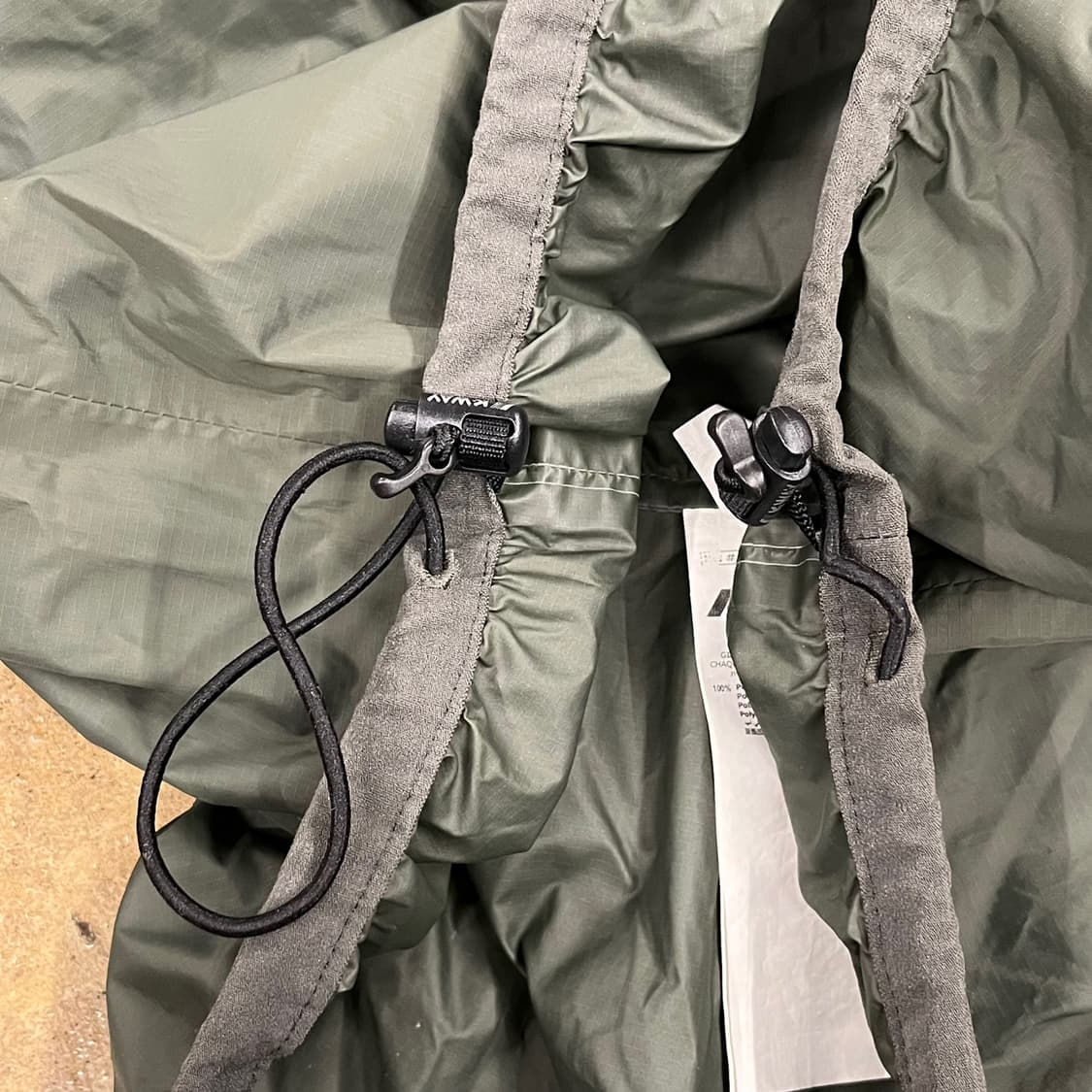 [정품/XL] K-Way 까웨 아노락 바람막이 그린 b18 상품이미지7