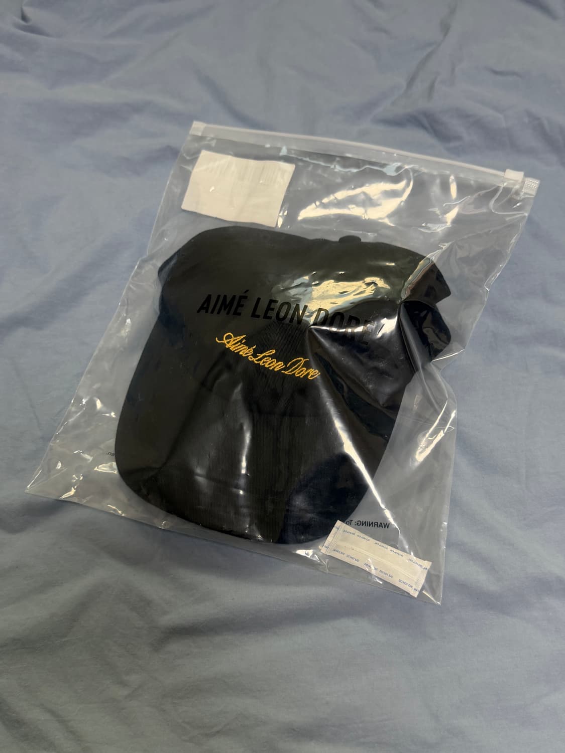 에메레온도르 워시드 스크립트 햇 제트 블랙 상품이미지8