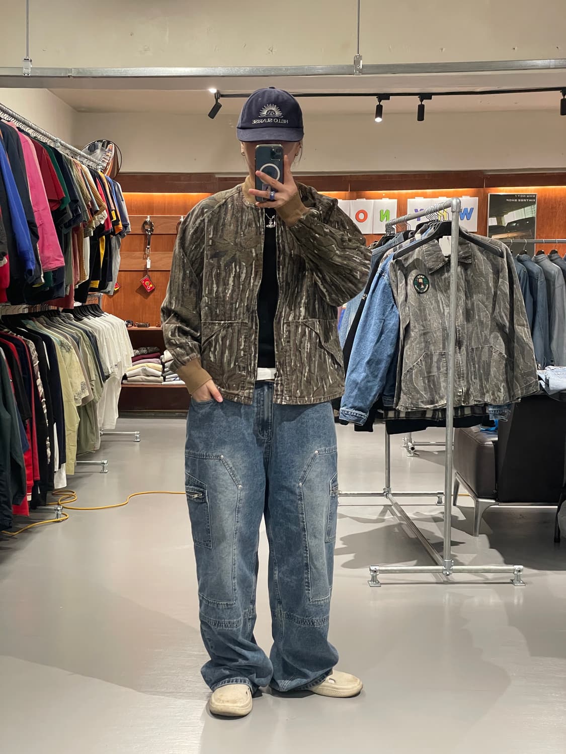 80-90‘s wallo made in usa 리얼트리 워크 자켓 상품이미지2