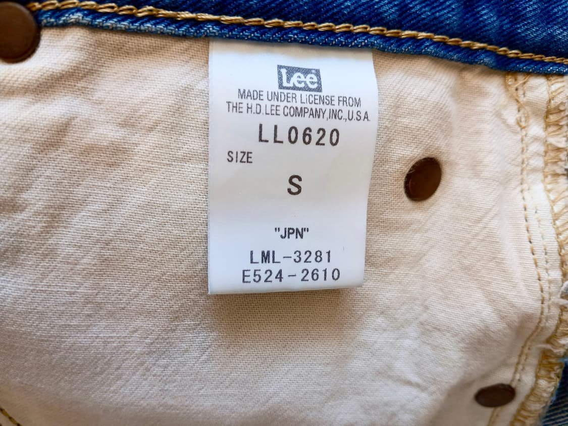 (프리미엄) Lee Japan Everloom 오가닉 코튼 데님 쇼 상품이미지5