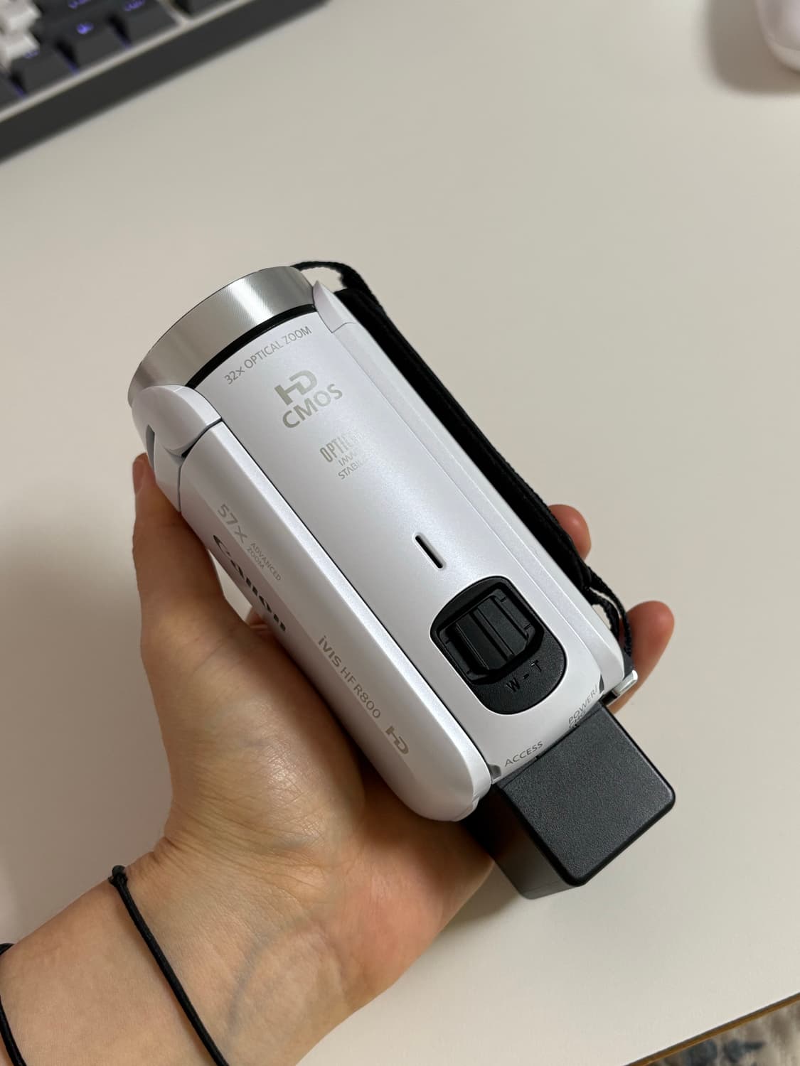 [새상품] canon ivis hf r800 (vixia 800) 화이트 상품이미지2