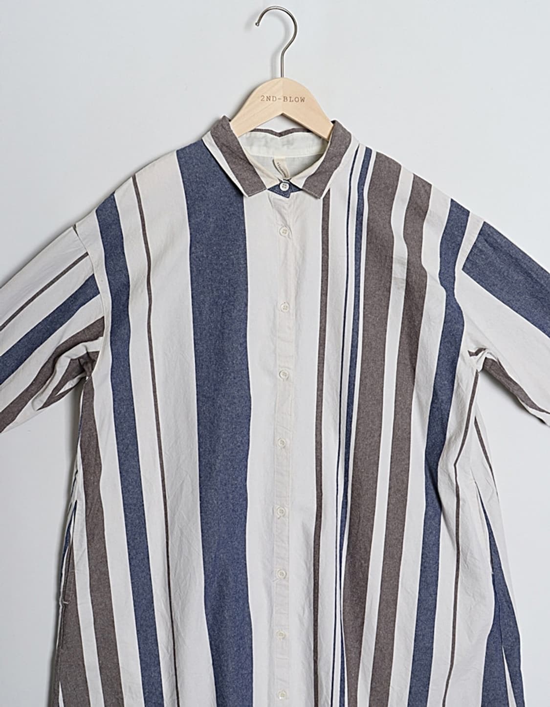 cloudnine Stripe Shirt One-Piece 상품이미지2