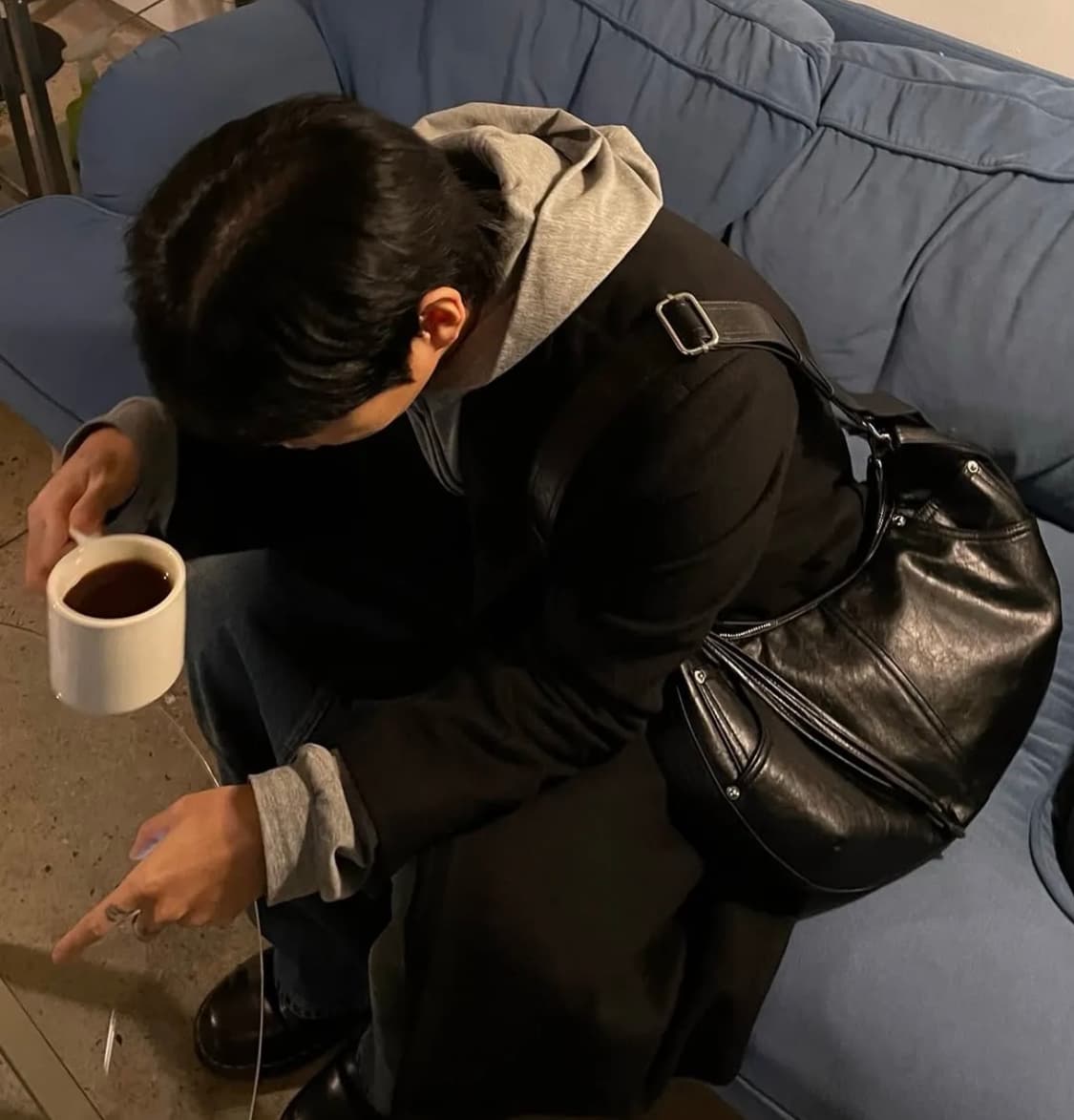 메종미네드 레더 크로스 백 상품이미지1