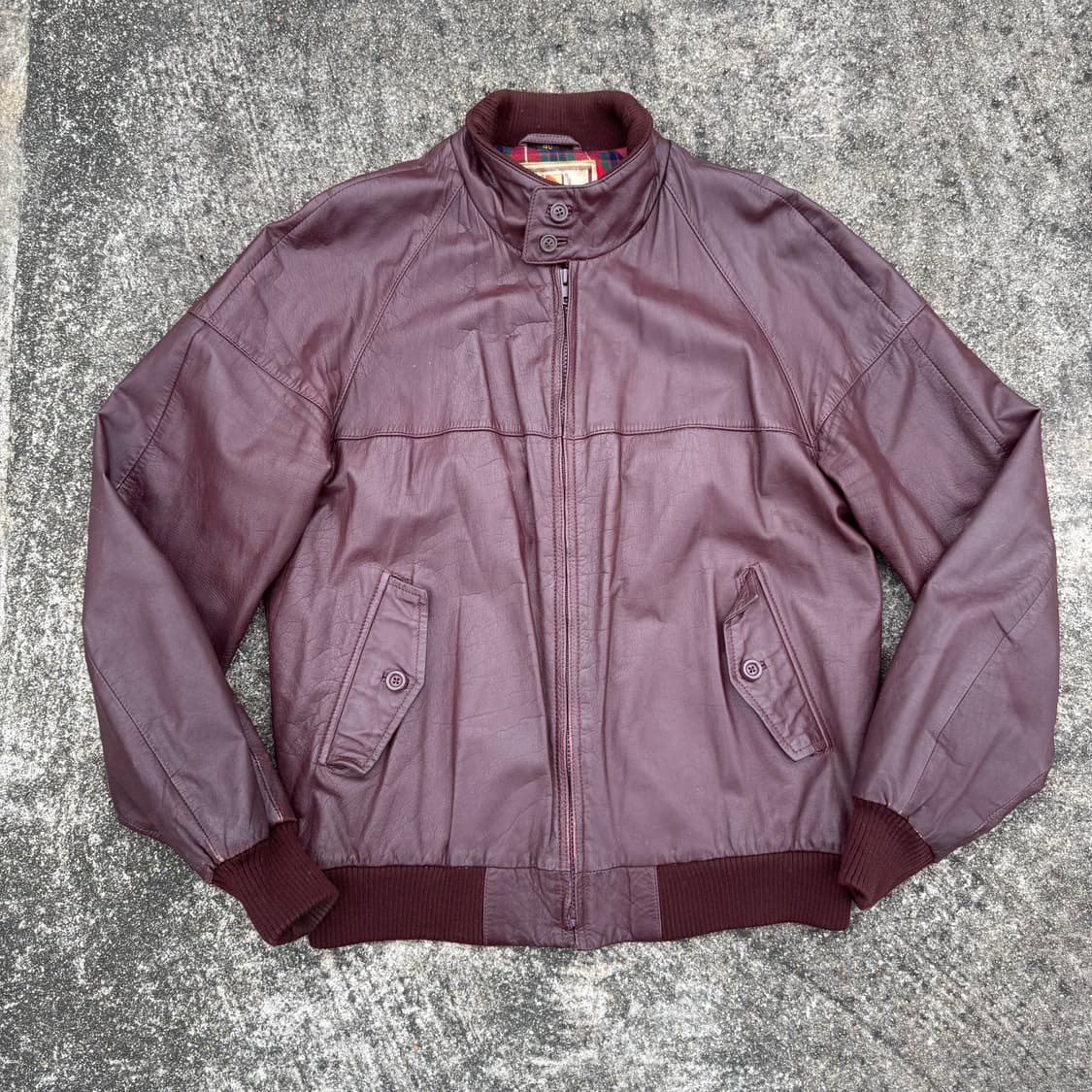 [L] 90s Baracuta 바라쿠타 G9 헤링턴 가죽 자켓 상품이미지4