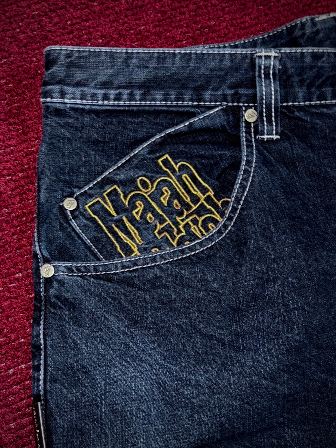 마자 플라바 와이드 생지 데님 팬츠 36 상품이미지8