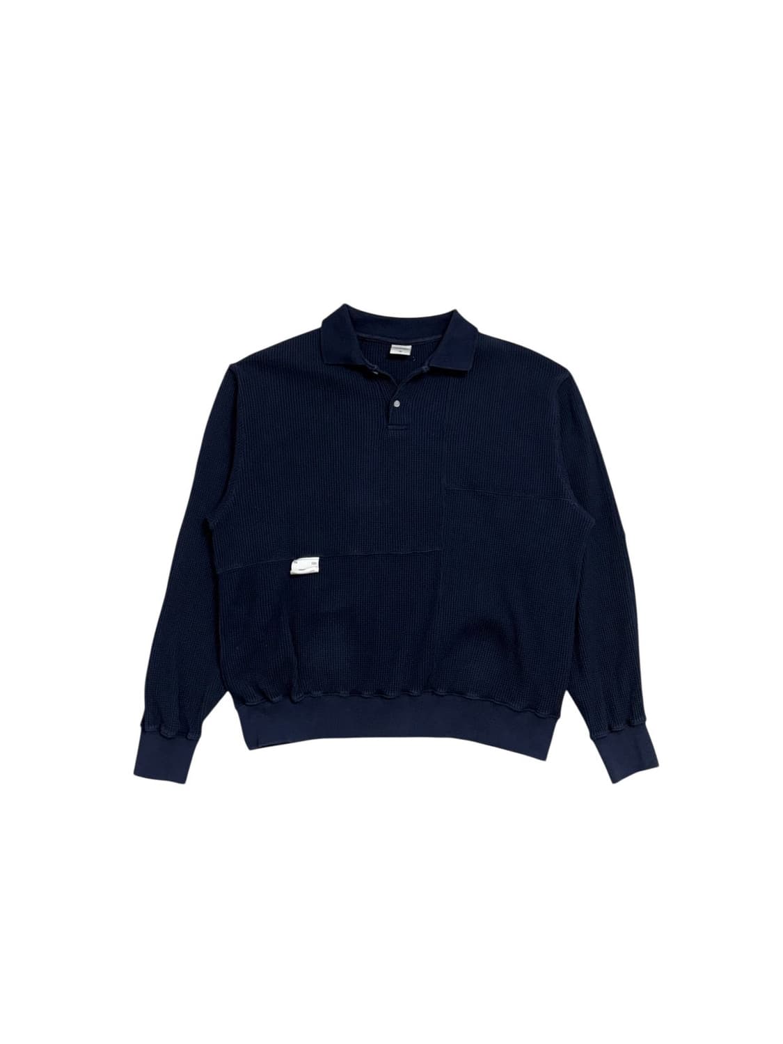 디스이즈네버댓 와플 니트 네이비 상품이미지1