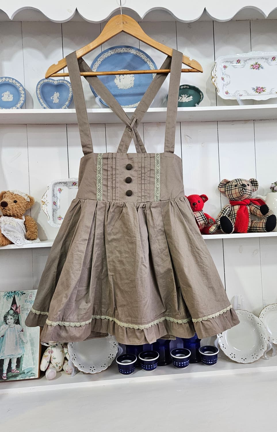 ARROW 서스펜더 스커트 상품이미지2