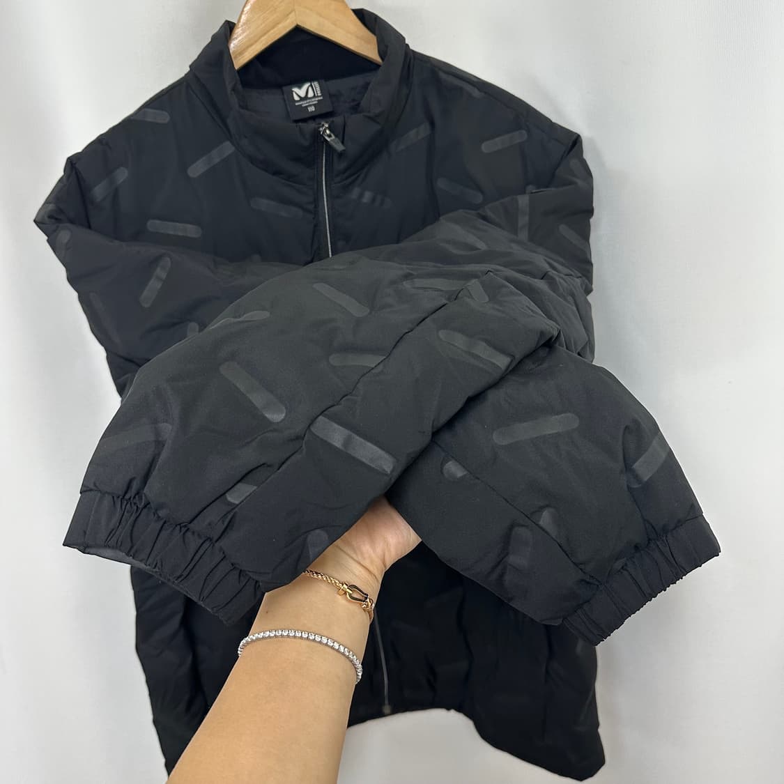 밀레 남자 경량 패딩자켓 검정 거위털 빅사이즈 110 상품이미지4