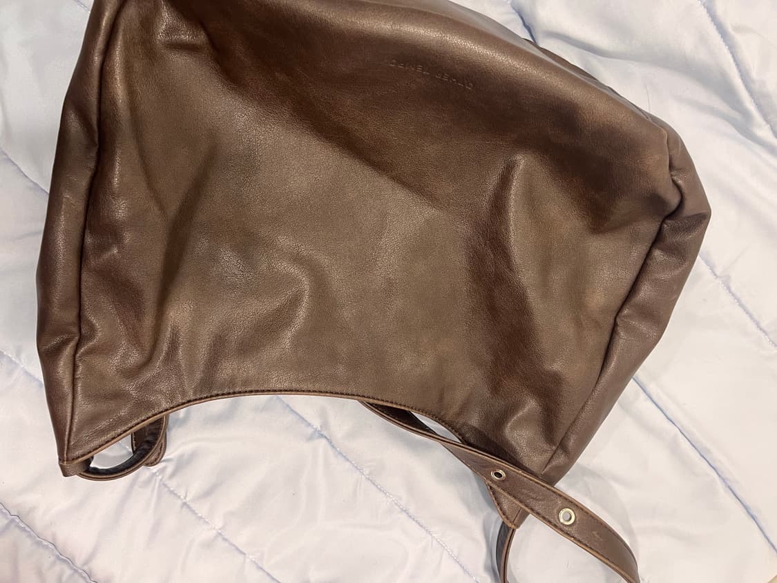 아더템포 arco 워싱 브라운 숄더백 상품이미지3