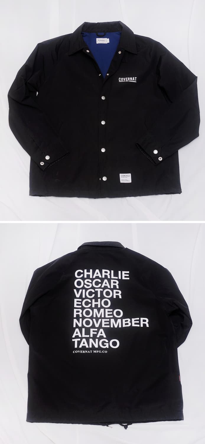 커버낫 포네틱 코드 하드쉘 트윌 코치 버튼 자켓 (L / 100+) 상품이미지2