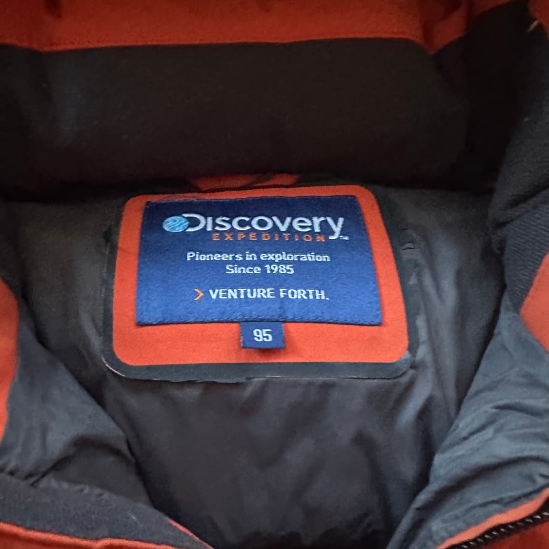 디스커버리 오렌지 패딩 상품이미지4