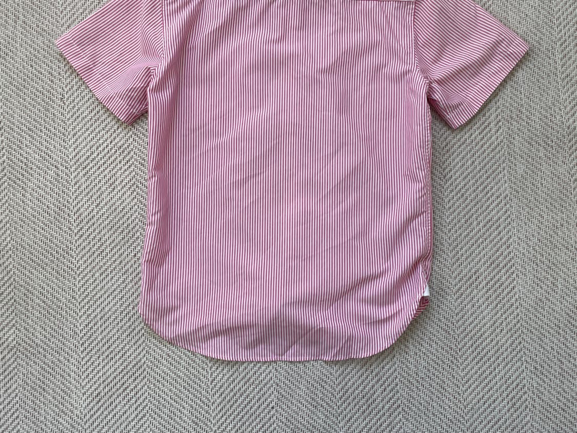 Tommy 타미힐피거 핑크 스트라이프 반팔 셔츠  J04021 상품이미지7