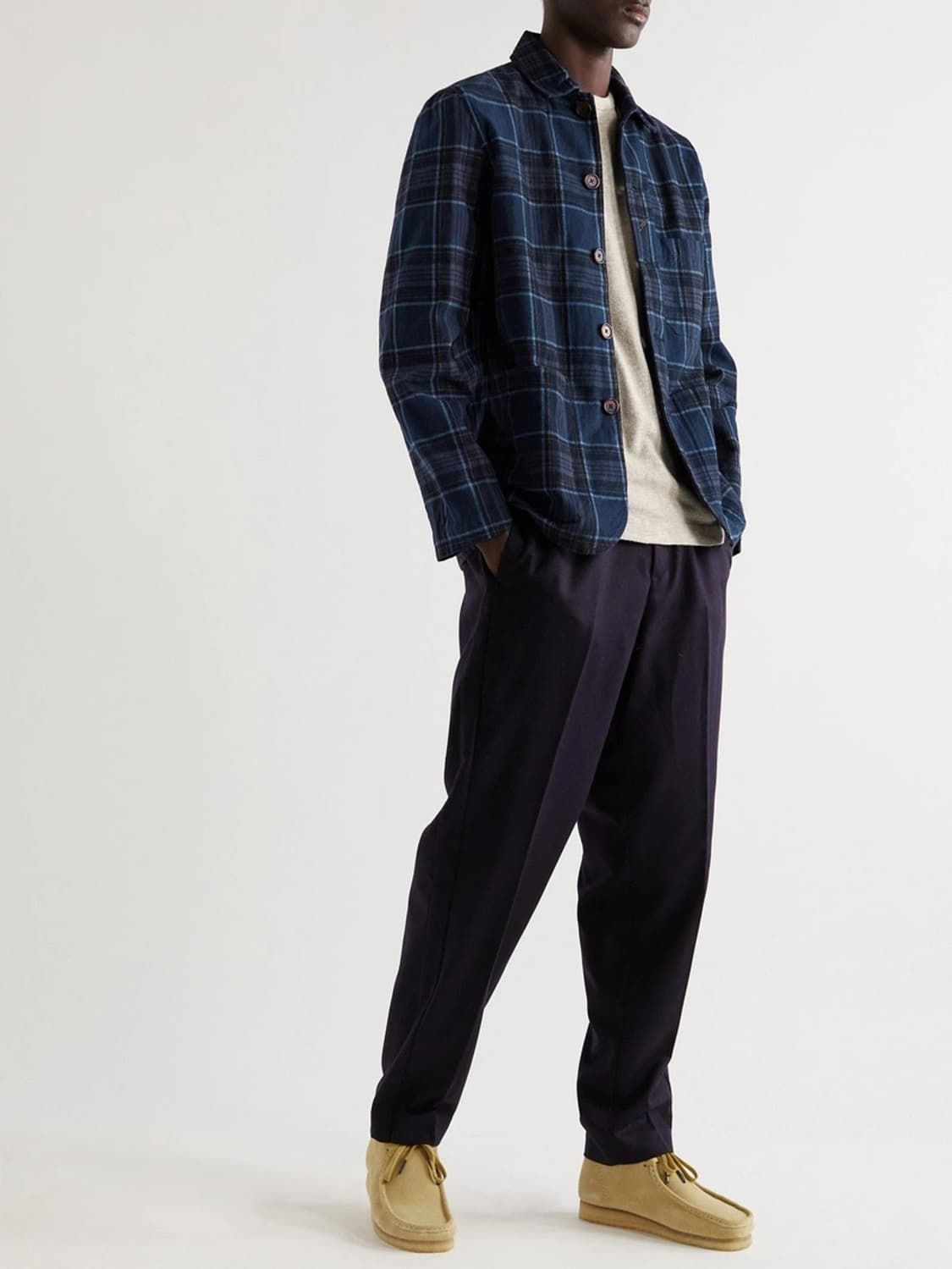 유니버셜웍스 Universal Works 코튼 플란넬 초어 자켓 L 상품이미지1