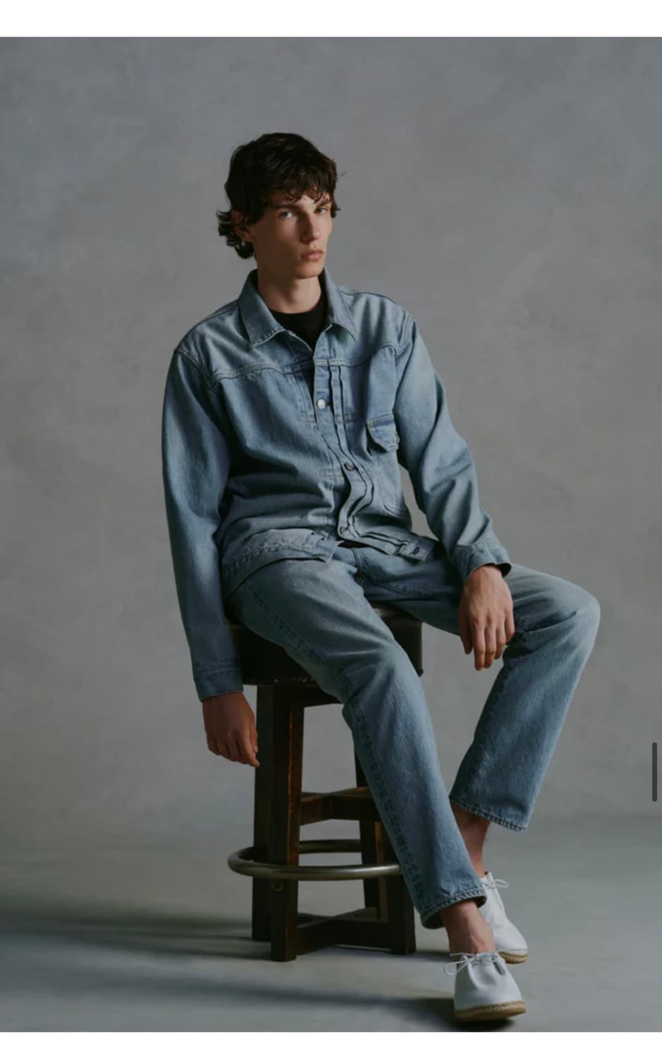 Auberge 폴 블리치 데님 인디고 상품이미지9