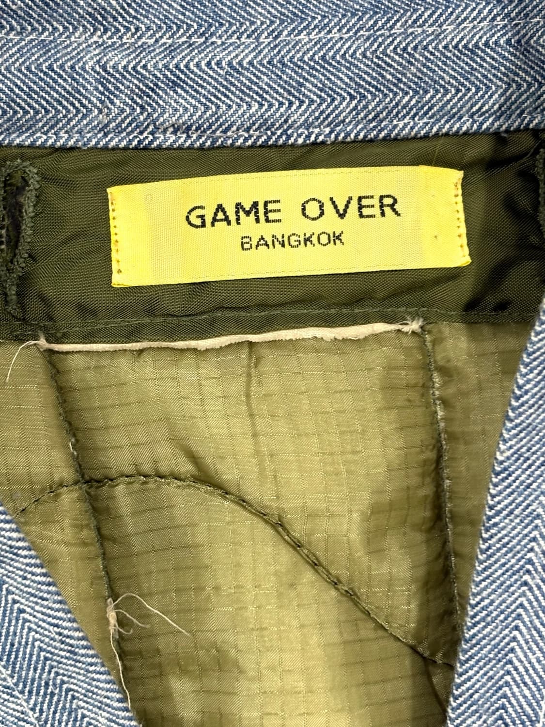 GAME OVER 방콕 브랜드 빈티지 커스텀 퀄팅자켓 깔깔이 상품이미지4