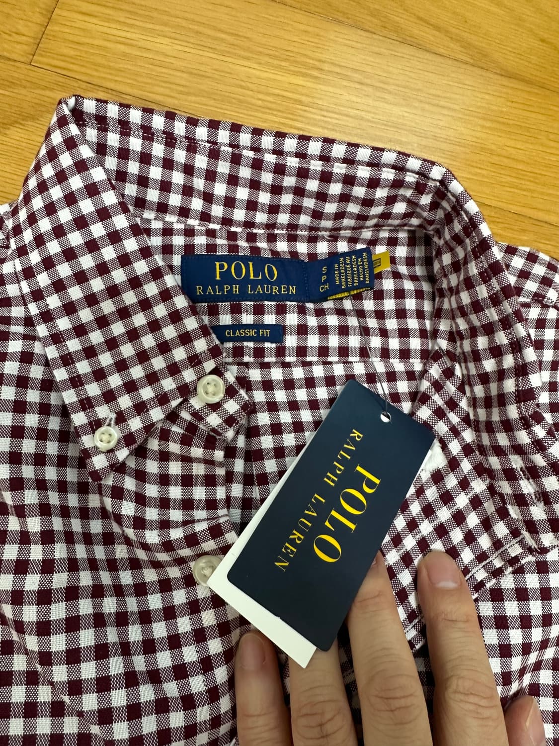 폴로 랄프로렌 옥스퍼드 체크셔츠 상품이미지3