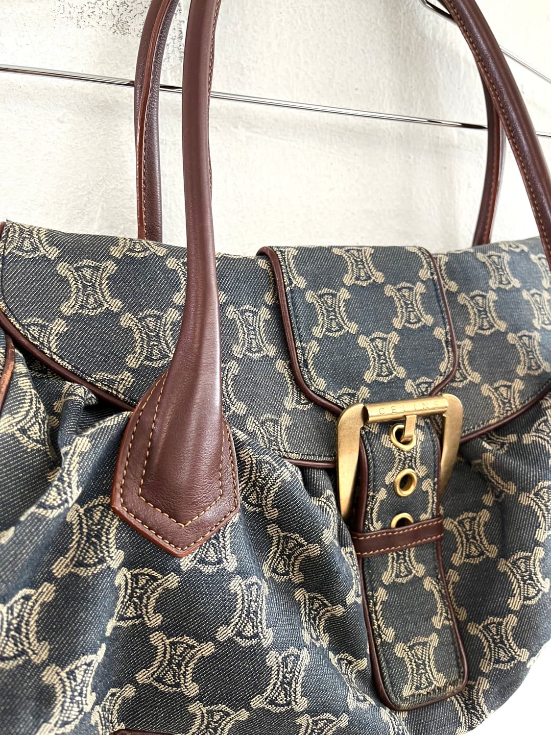 셀린느 데님 블라종 숄더백 상품이미지4