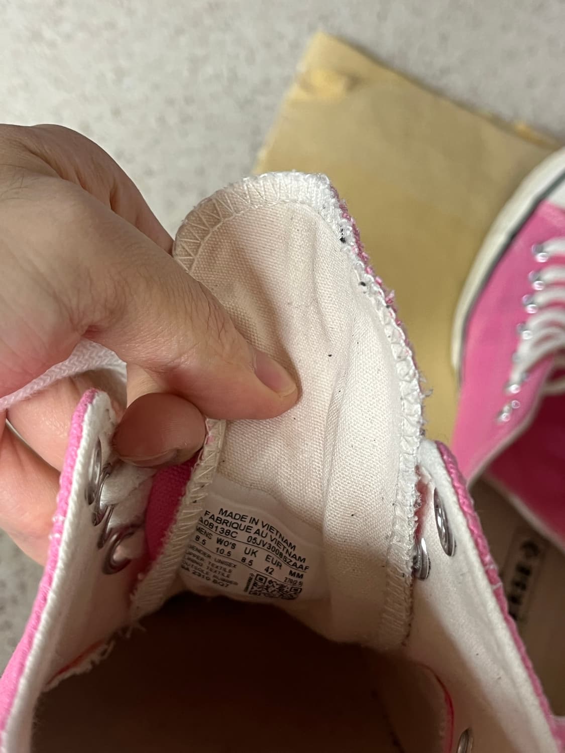 [270] 컨버스 척70 로우 시즈널 컬러 핑크 상품이미지7