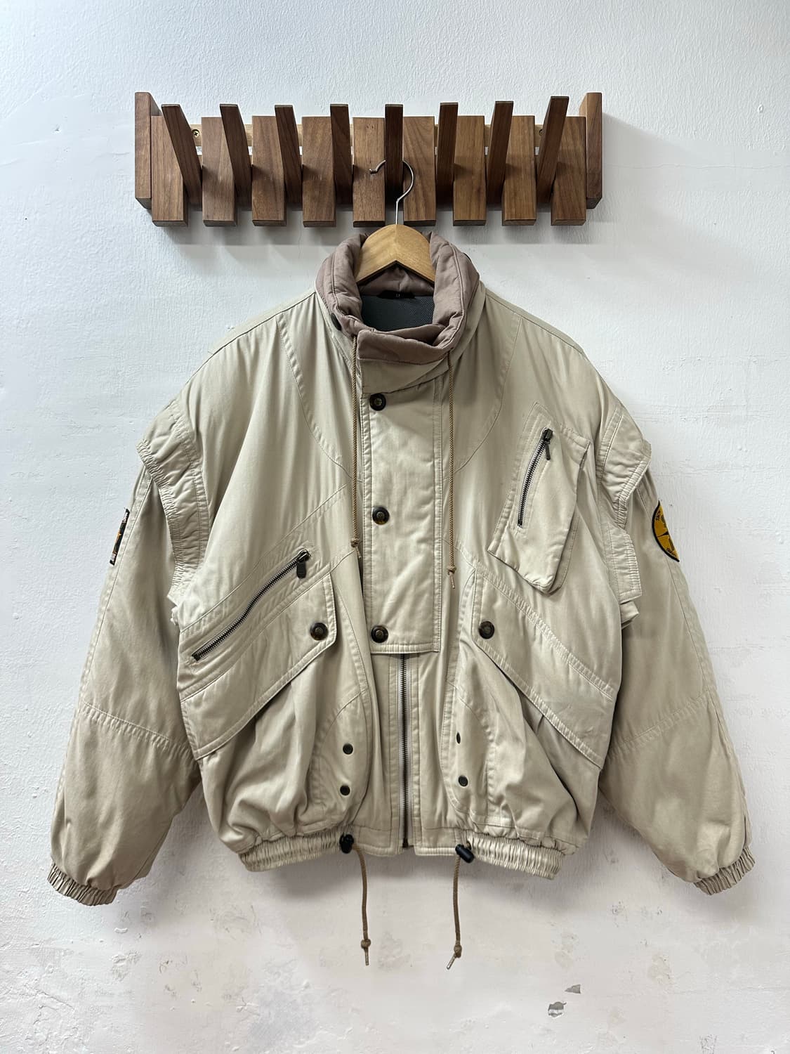 90s YAMAHA Snow Square 아카이브 스키 패딩 점퍼 자켓 상품이미지1