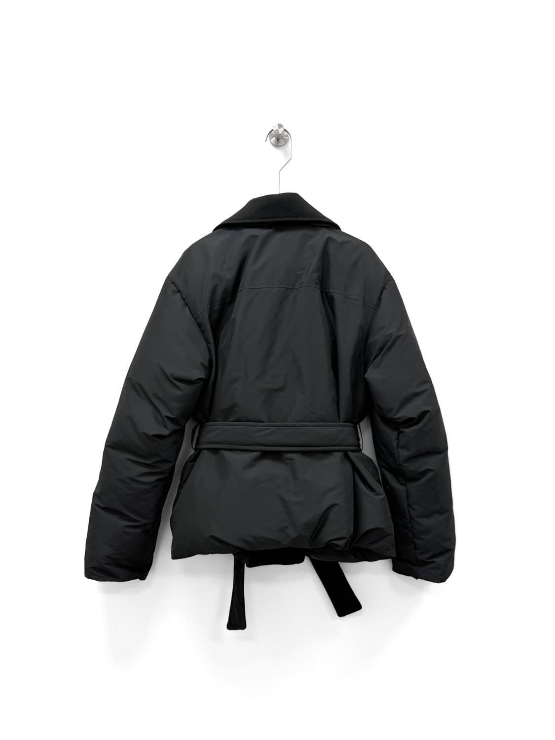 3.1 필립 림 블랙 숄 칼라 벨티드 패딩 자켓 상품이미지4