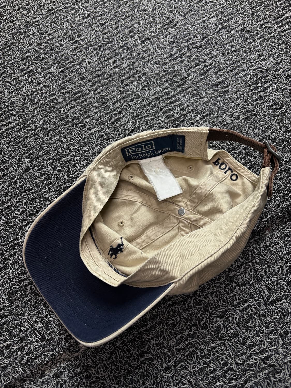 폴로 랄프로렌 포니로고 가죽스트랩 볼캡 2700 상품이미지6