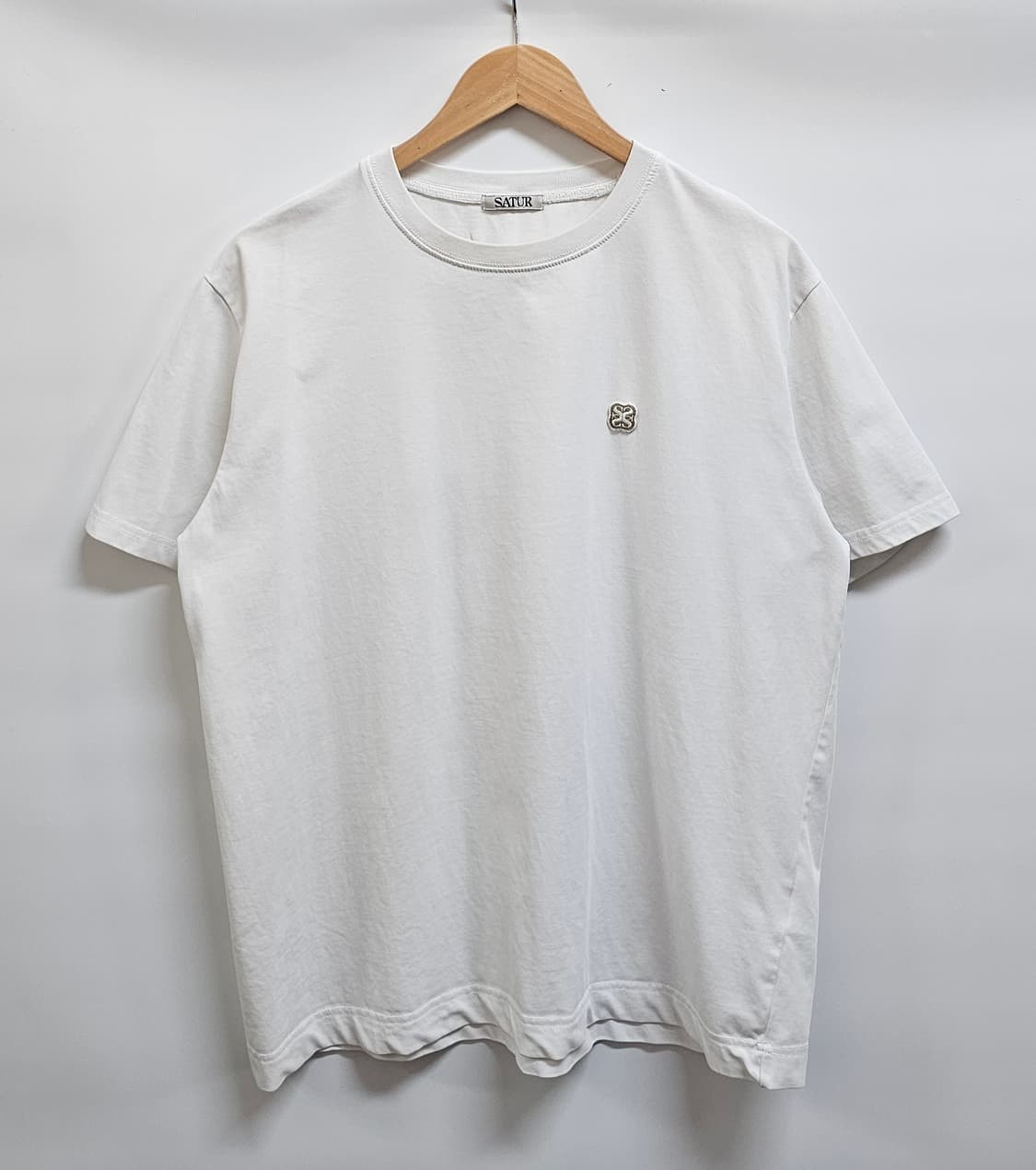 SATUR 세터 스몰로고 반팔티셔츠 L 상품이미지1