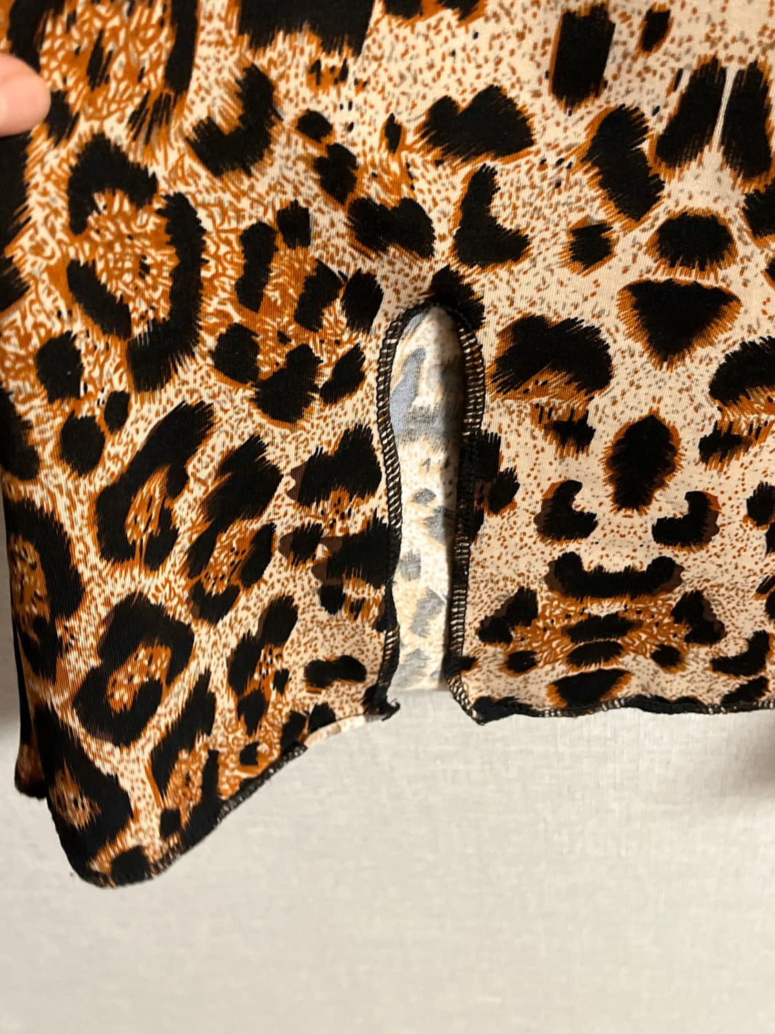 [갸루 / 펑크] 레오파드 트임 슬립  상품이미지2