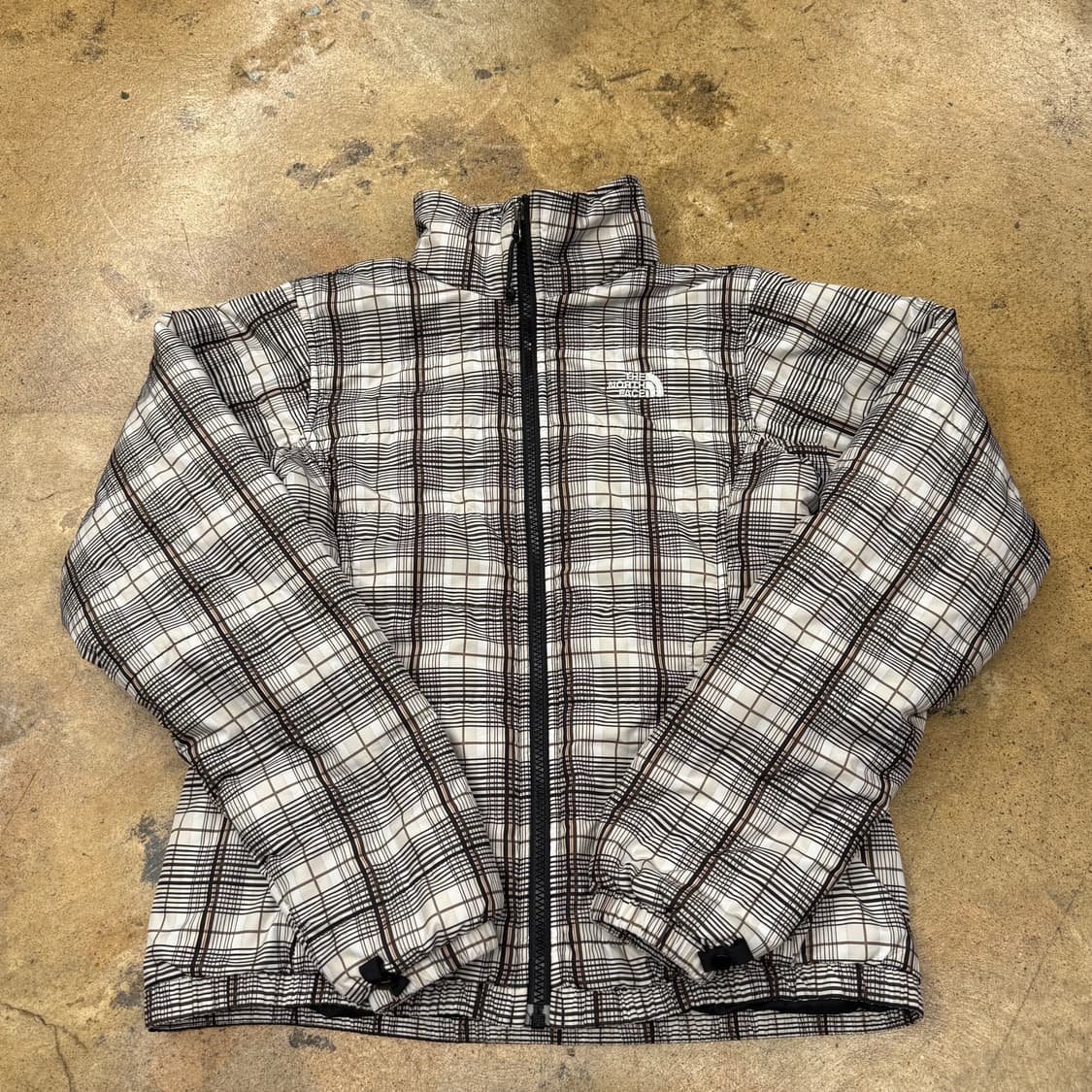 [정품/S] 노스페이스 체크 패딩 점퍼 b8 상품이미지2