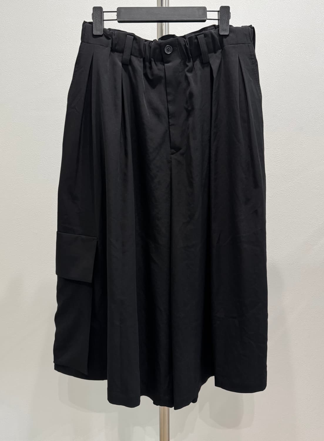 요지야마모토 24aw 사이드 카고 와이드 하카마 팬츠 상품이미지2