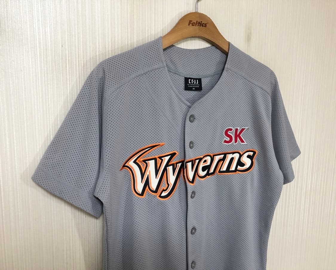 KBO SK와이번스 그레이 홈유니폼/져지 90 #62 한동민(한유섬) 상품이미지6