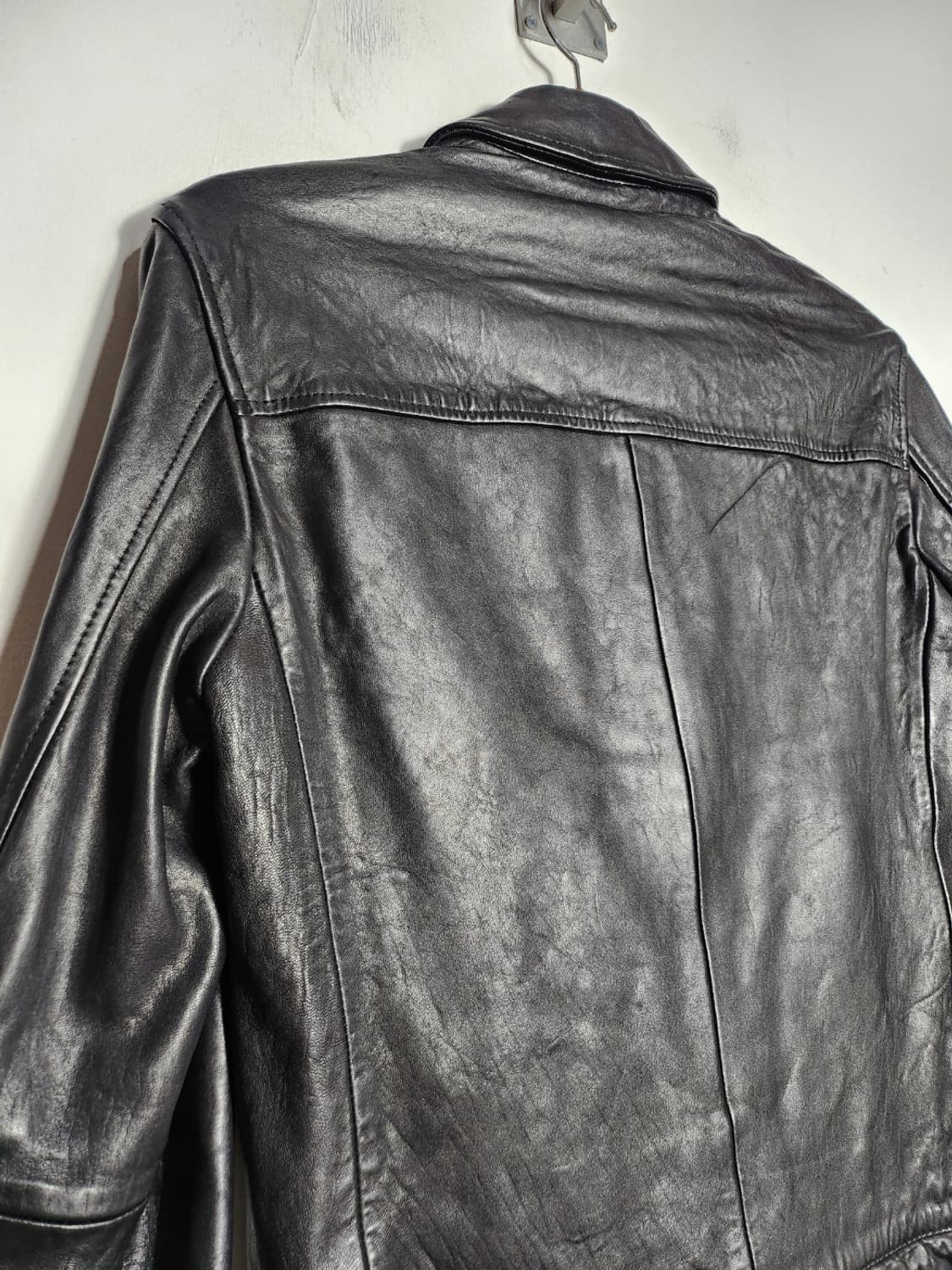 올쎄인츠 램스킨 레더 자켓 상품이미지7