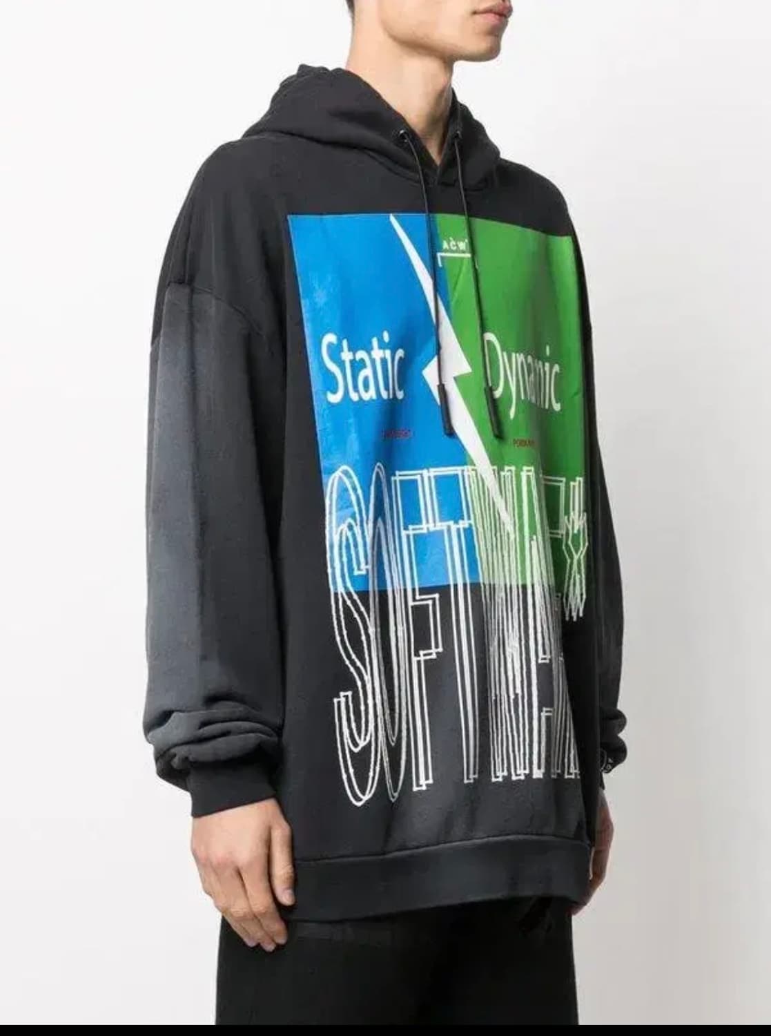 [M] 어콜드월 static software 오버사이즈 후드 상품이미지1