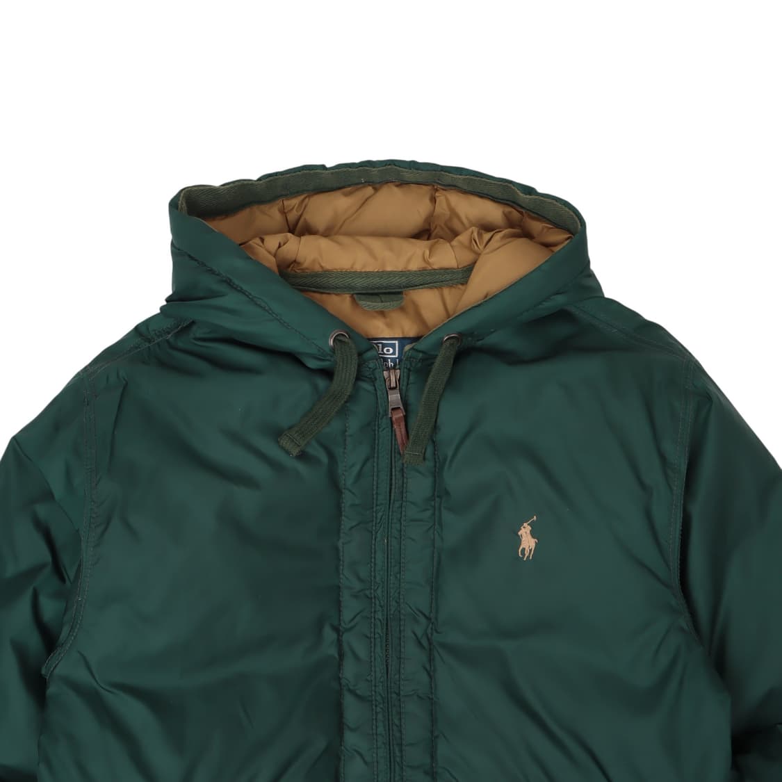 폴로 랄프로렌 그린 다운 후디드 점퍼 자켓 상품이미지2