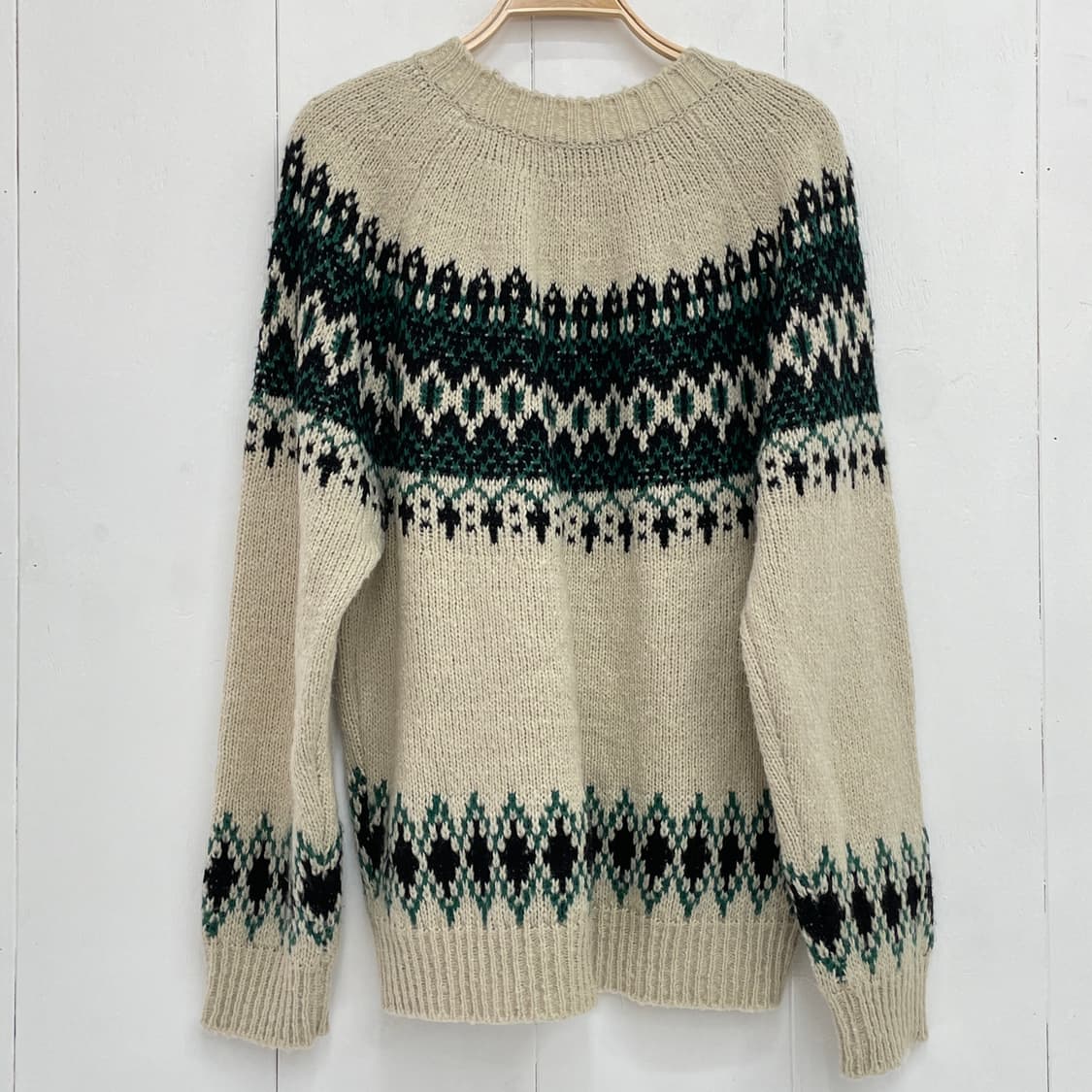 앳코너(AT CORNER) 페어아일 패턴 라운드넥 니트 스웨터 상품이미지6