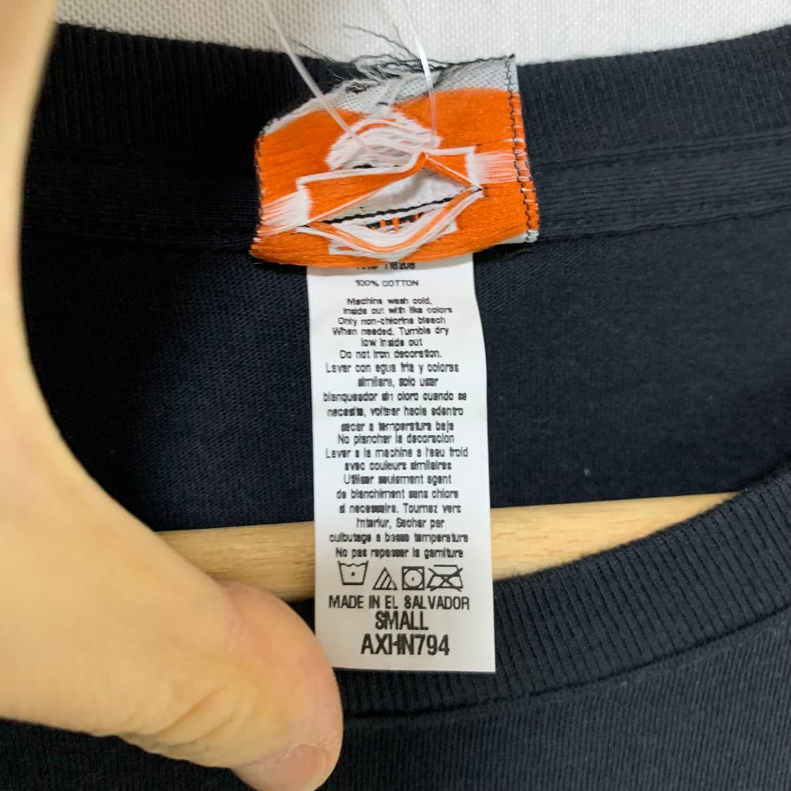 할리데이비슨 크리스마스 에디션 스컬 해골 프린팅 반팔 슬림핏 티셔츠 S 상품이미지9