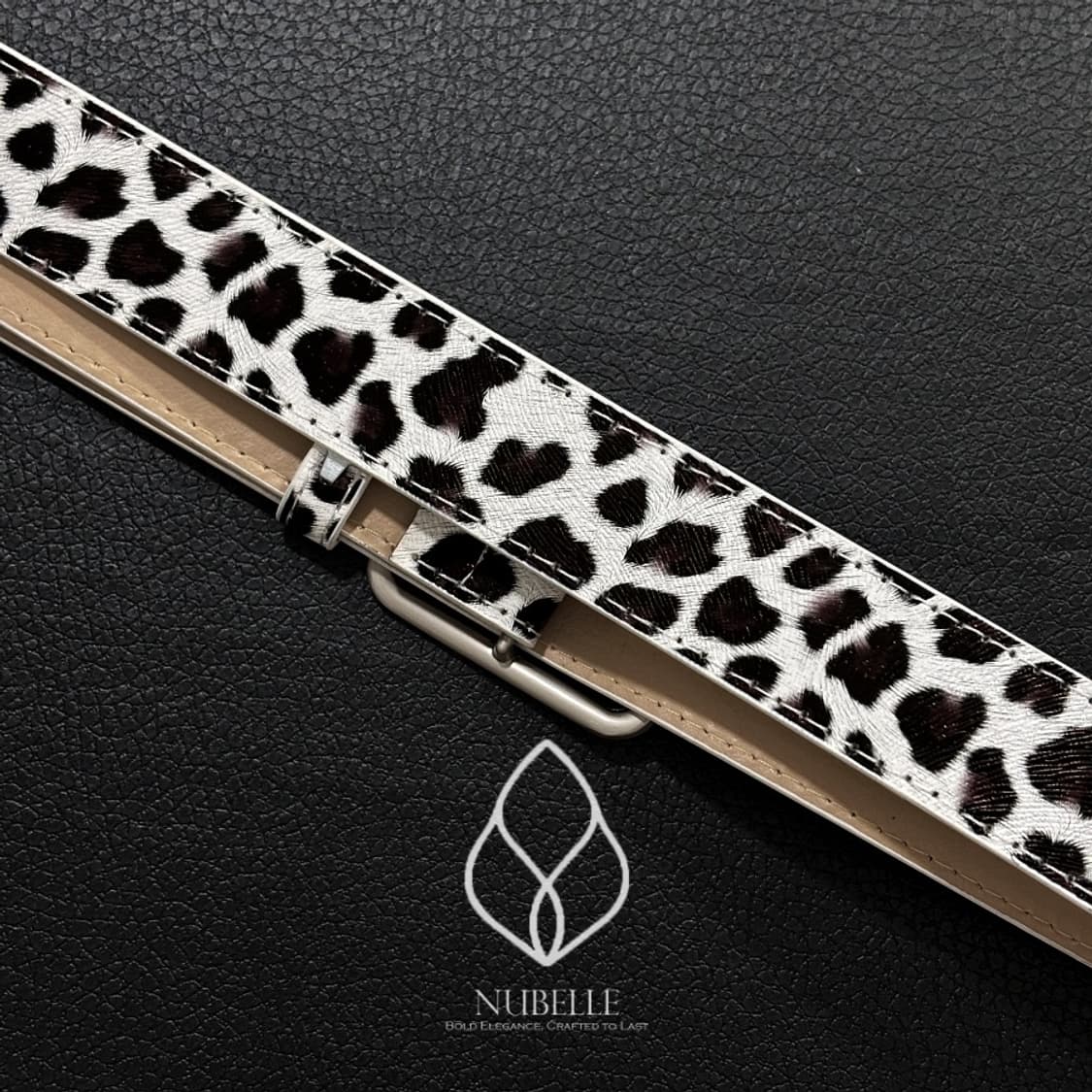 🌗 Dalmatian belt / 달마시안 호피 가죽 벨트 상품이미지7