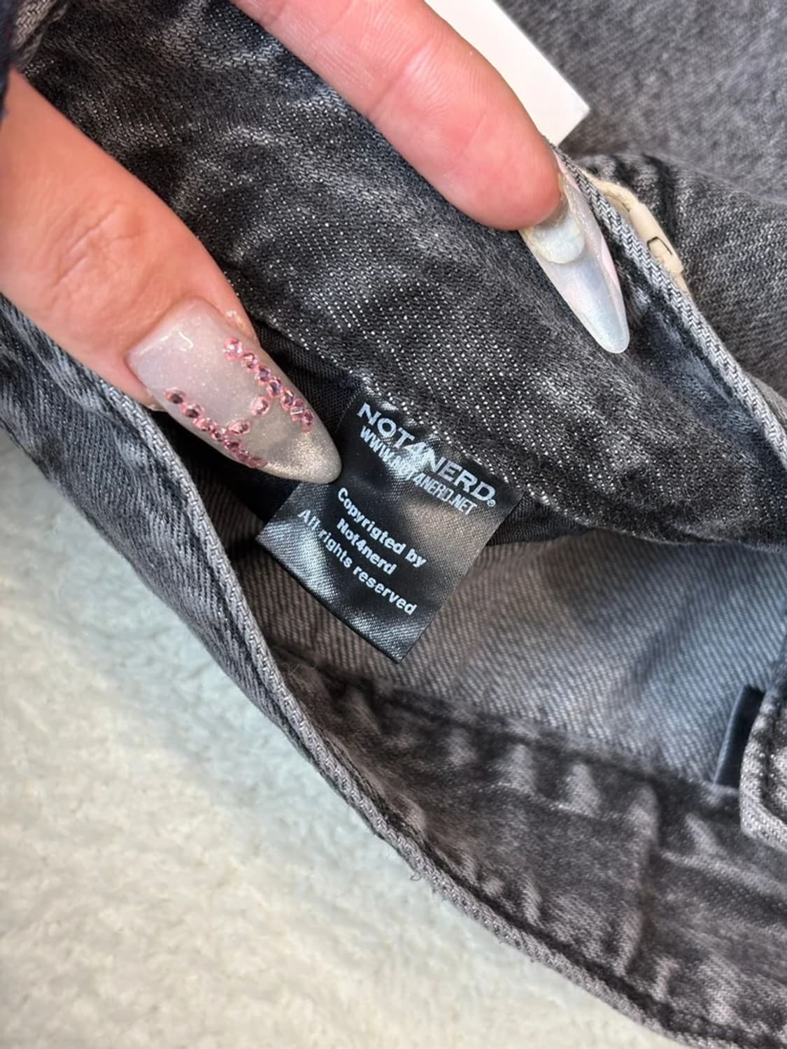 낫포너드 시그니처 테이퍼드핏 데님 팬츠 pn6158 상품이미지6